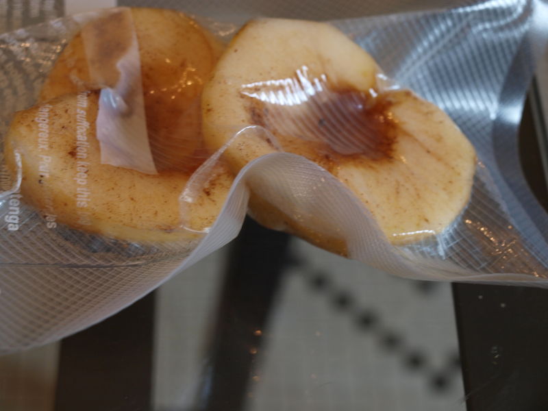 fruit à couteau sous vide